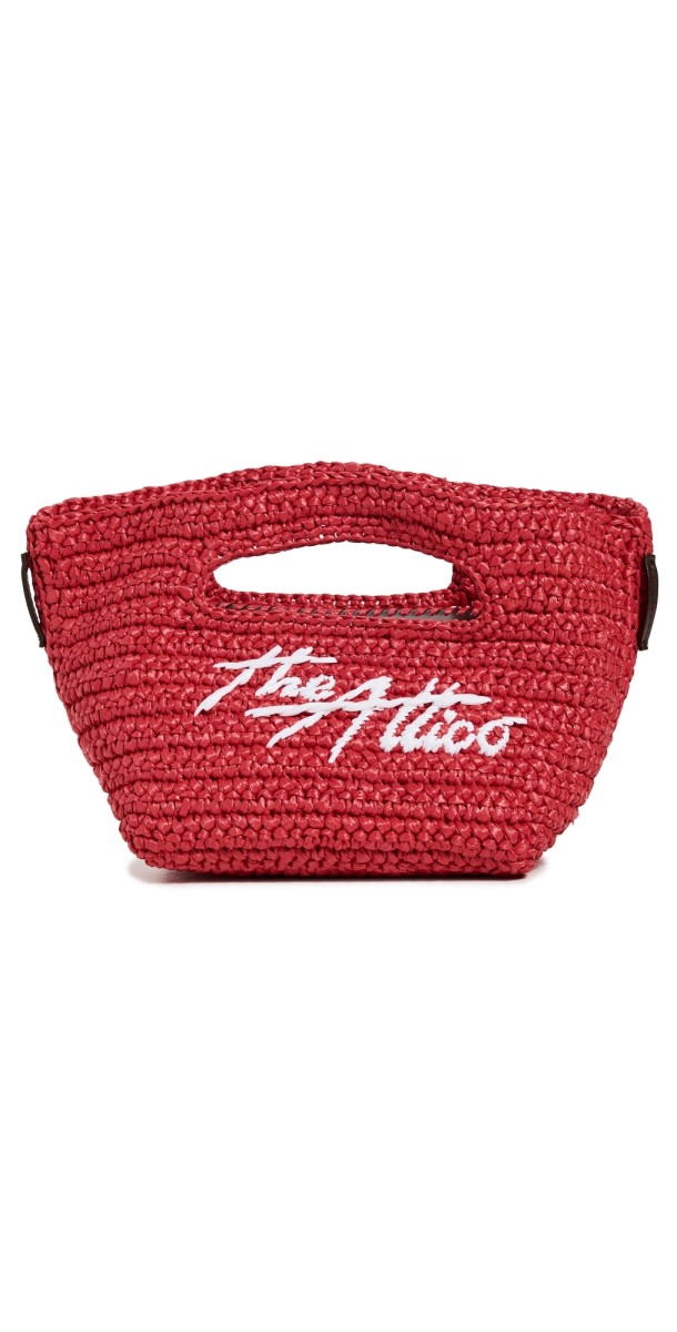 The Attico Via Dei Giardini 15 Tote Bag Red