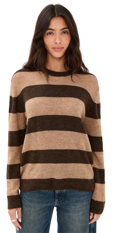 De Loreta Pimiento Sweater Chocolate/Camel