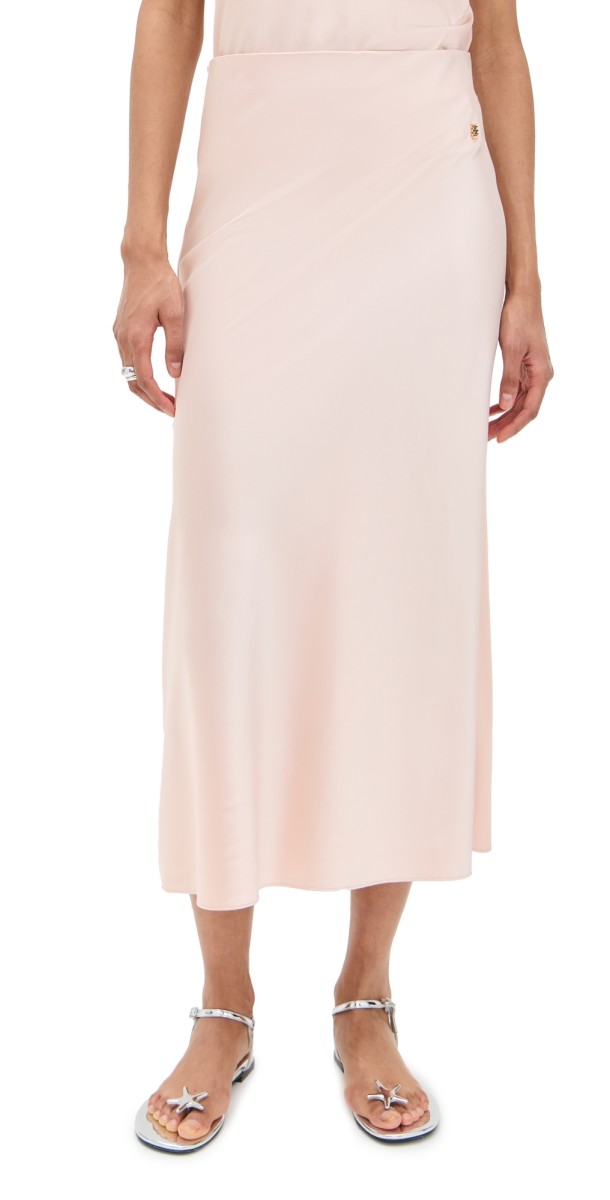 Éterne Camila Midi Skirt Dusty Pink