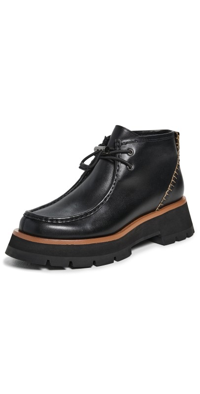 3.1 Phillip Lim Kate-Lug Sole Upstate Boots Black