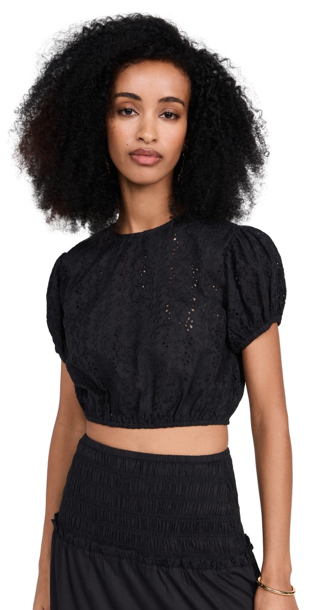 Playa Lucila Crew Top Black