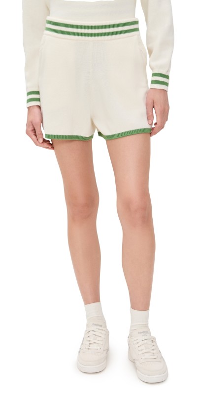 Sweaty Betty Off Court Knitted Shorts Lily White
