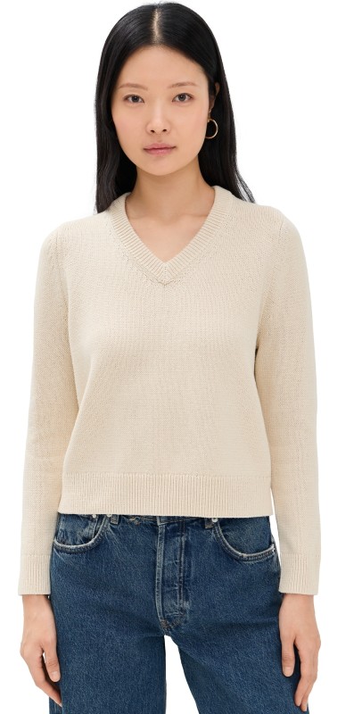 Nili Lotan Priya Sweater Ecru