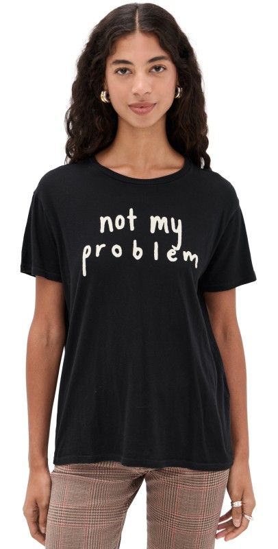 R13 Not My Problem Boy Tee Black
