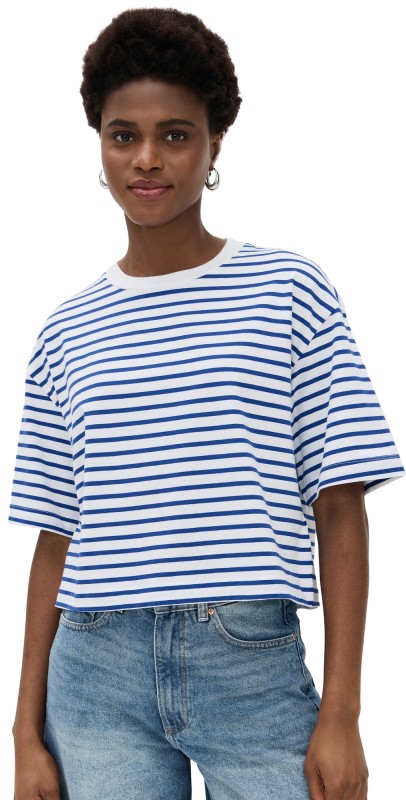 Pistola Denim Mae Tee Maritime White Stripe