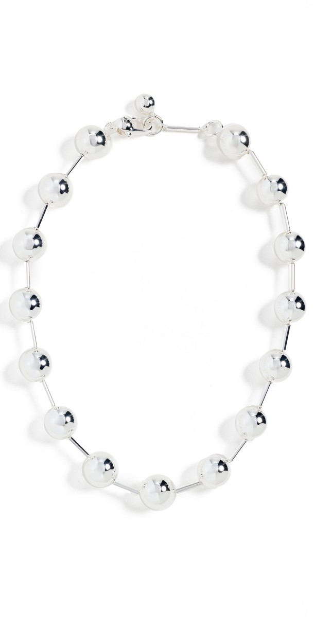 Jenny Bird Celeste Mega Necklace High Polish Silver
