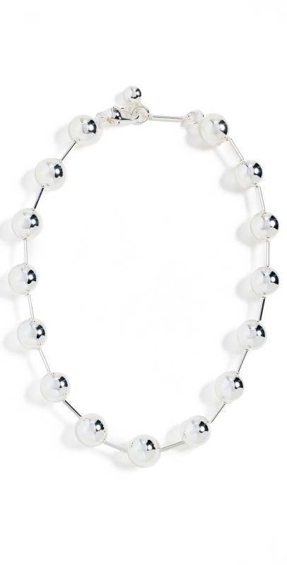 Jenny Bird Celeste Mega Necklace High Polish Silver