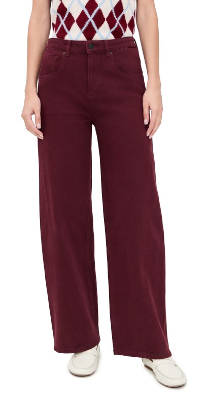 Seventy + Mochi Twisted Gracie Jeans Mulberry