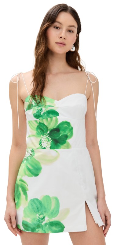 Amanda Uprichard Taylor Skort Romper Sendai Print