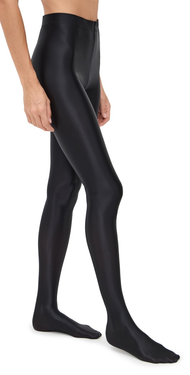 Stems Slick Gloss Tights Black