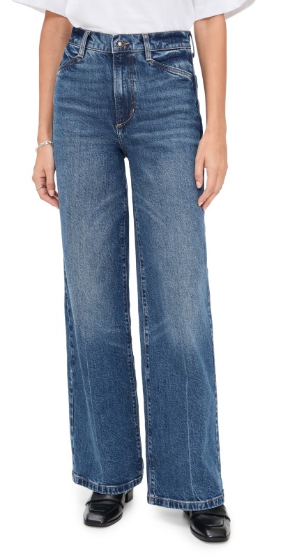 Favorite Daughter The Mischa Super High Rise Wide Leg Campbell
