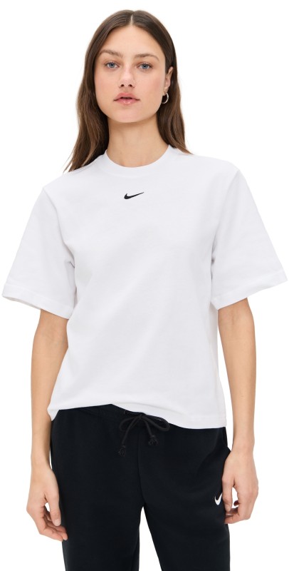 Nike Essential Boxy Tee White/Black