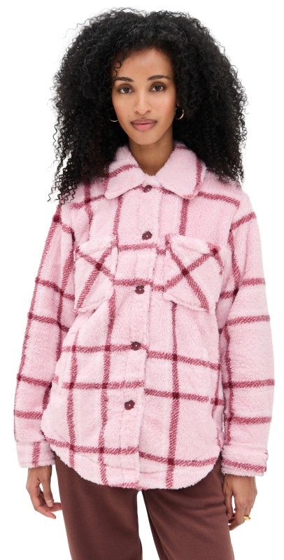 PJ Salvage Let'S Get Cozy Jacket Baby Pink