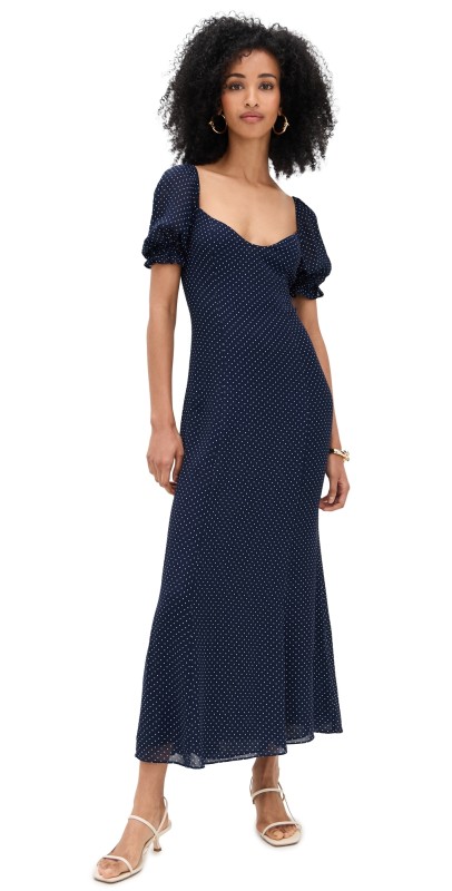 Reformation Gloria Dress Button