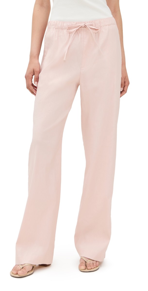 rag & bone Logan Linen Beach Pants Rose