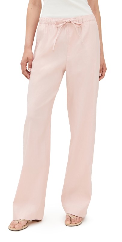 rag & bone Logan Linen Beach Pants Rose