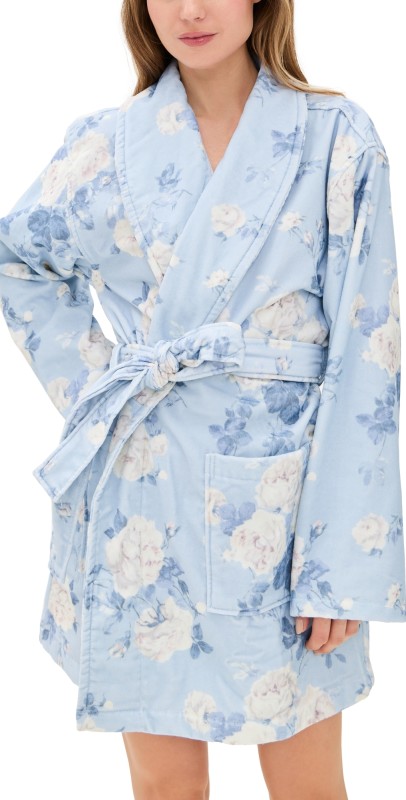 LoveShackFancy Indie Robe Whisper Blue