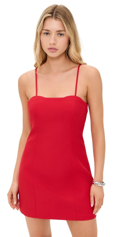 Madison the Label Annabel Mini Dress Red