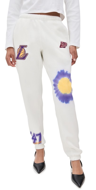 DANNIJOPRO Lakers Bullseye Sweatpants White