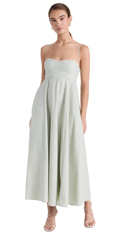 Pixie Market Antonia Padded Bra Dress Pastel Sage