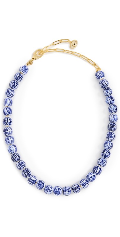 Elizabeth Cole Charla Necklace Blu
