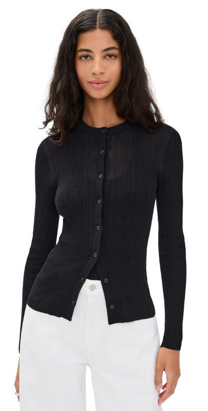 A. L.C. Fisher Cardigan Black