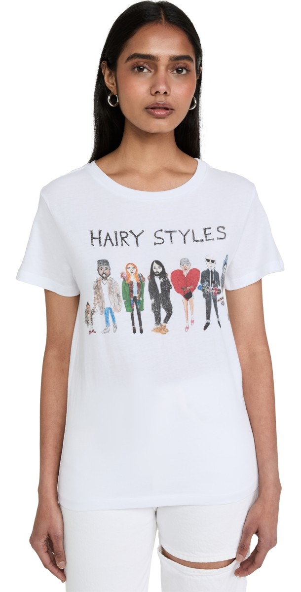 Unfortunate Portrait Hairy Styles Tee White