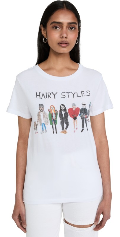 Unfortunate Portrait Hairy Styles Tee White