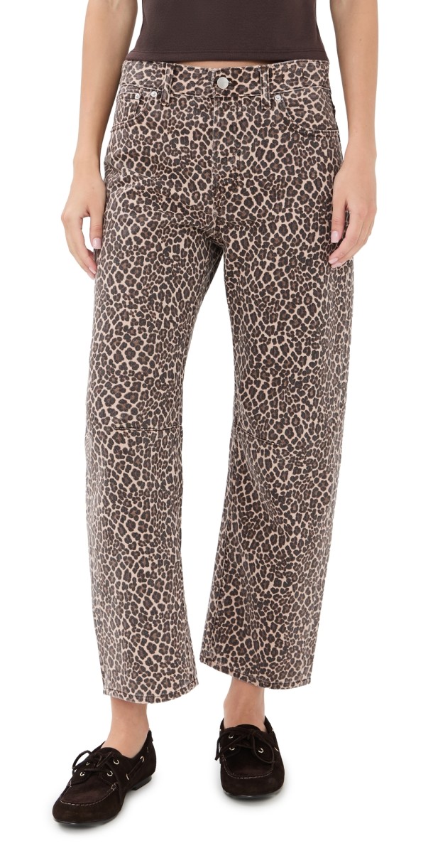 Madewell The Darted Barrel Leg Jeans Dark Mocha