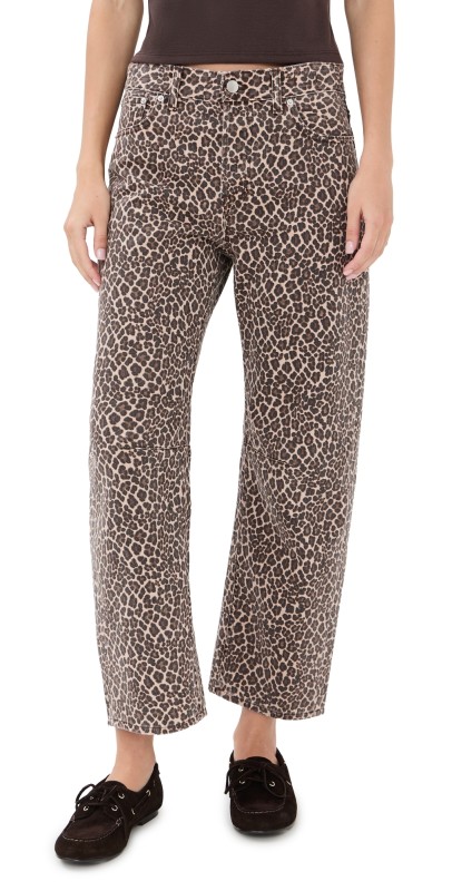 Madewell The Darted Barrel Leg Jeans Dark Mocha