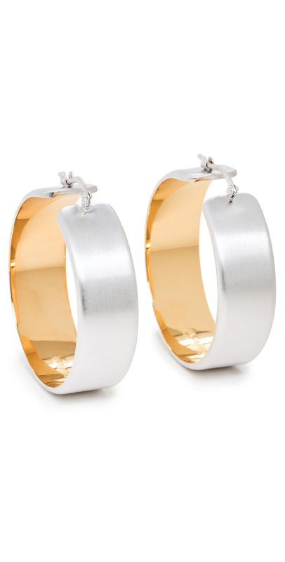 Jil Sander Ew2 Earrings 2 Silver/Gold