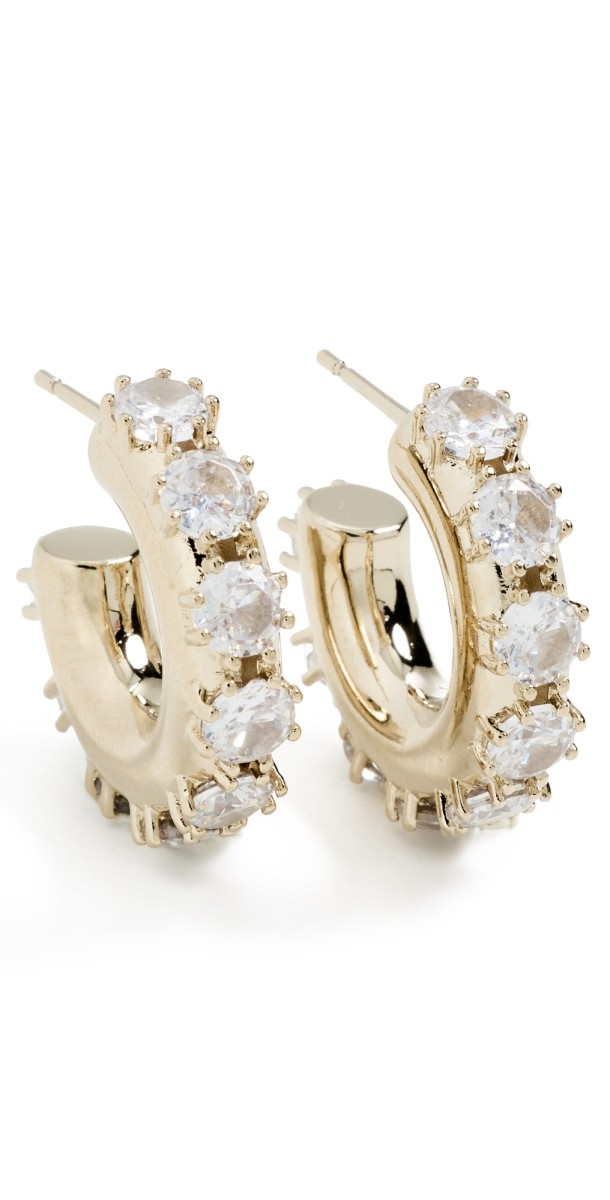 Justine Clenquet Nina Medium Earrings Gold