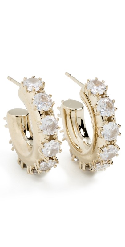 Justine Clenquet Nina Medium Earrings Gold