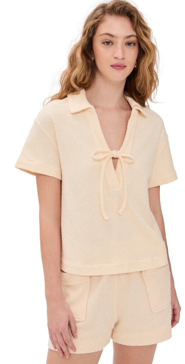 Tanya Taylor Darcy Top Cream