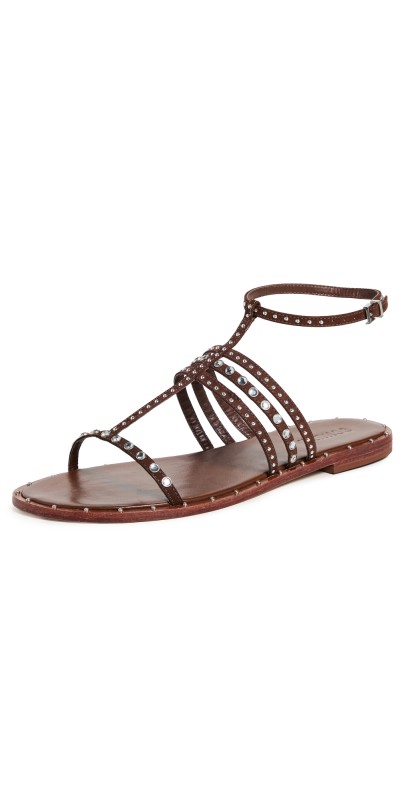 Schutz Isidora Sandals Desert Brown