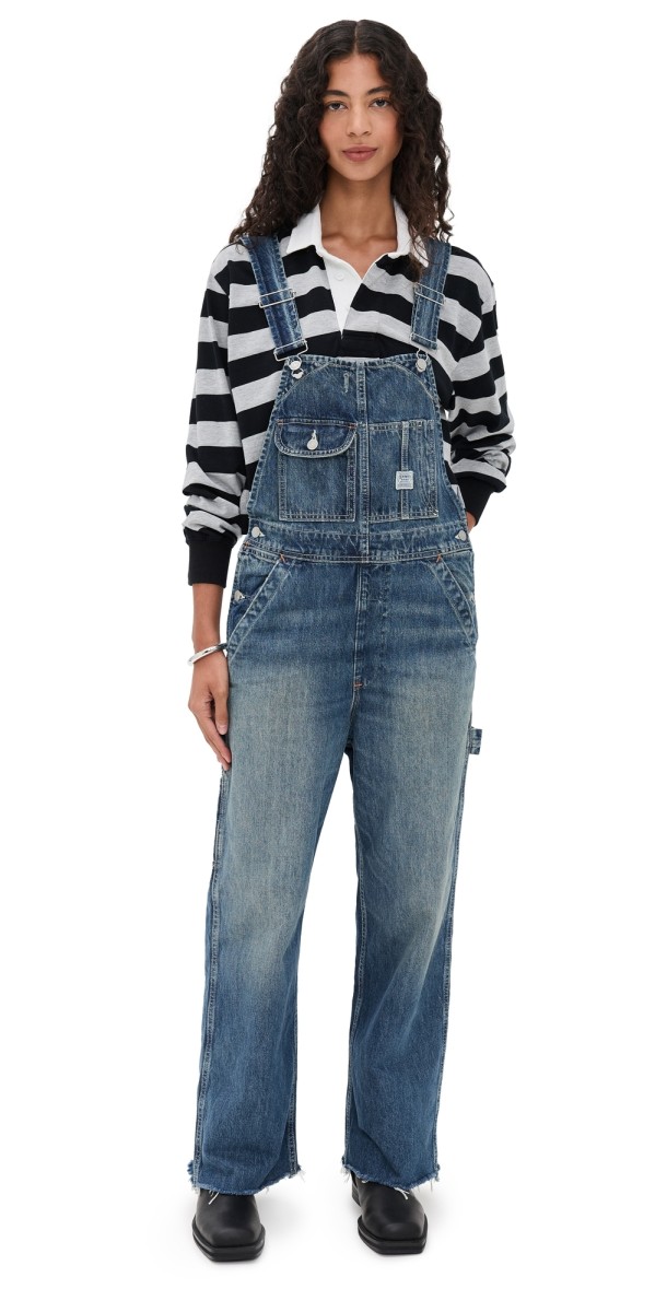 Denimist Slouch Bib Overalls ESHER BLUE