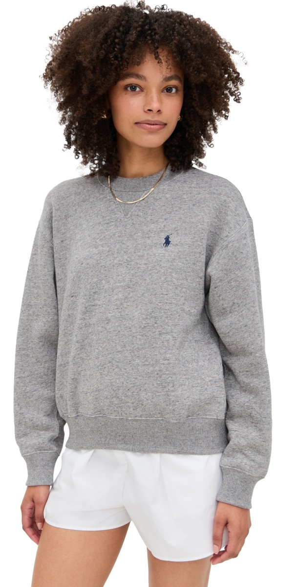 Polo Ralph Lauren Crew Neck Sweatshirt Grey Heather
