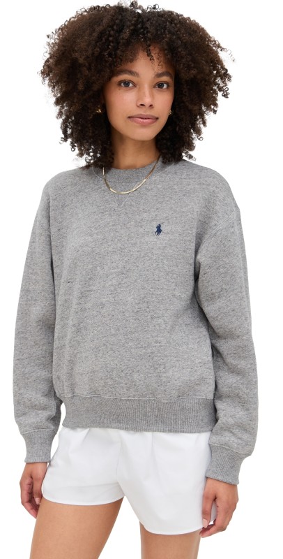 Polo Ralph Lauren Crew Neck Sweatshirt Grey Heather