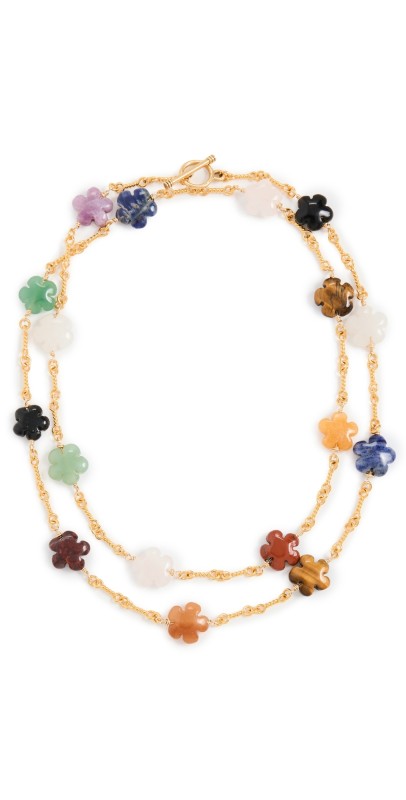 Brinker + Eliza Lana Necklace Gemstone Mult