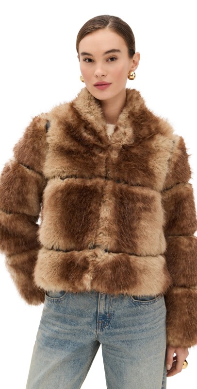 Apparis Sai Mink Coat Blonde Mink