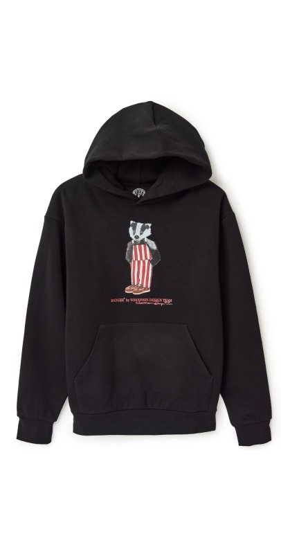 Wisconsin Design Team Badger Bear Hoodie Black