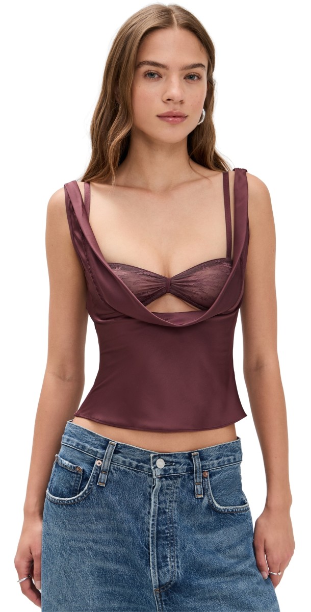Lioness Delilah Top Garnet