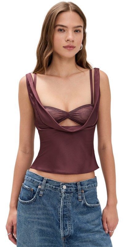 Lioness Delilah Top Garnet