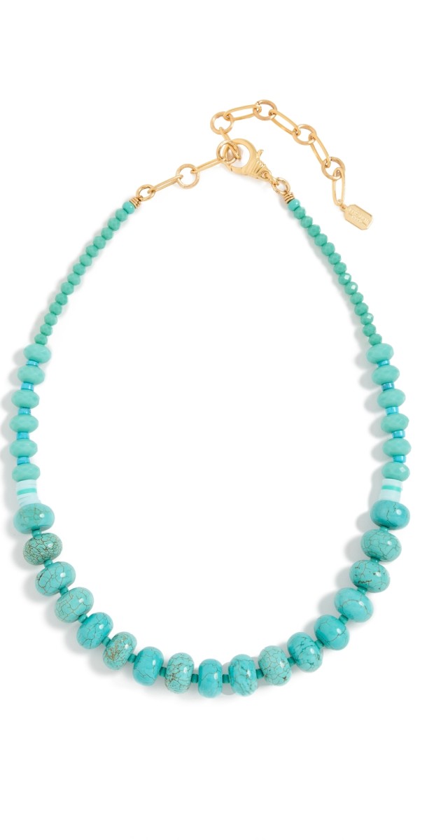 Elizabeth Cole Turia Necklace Turquois