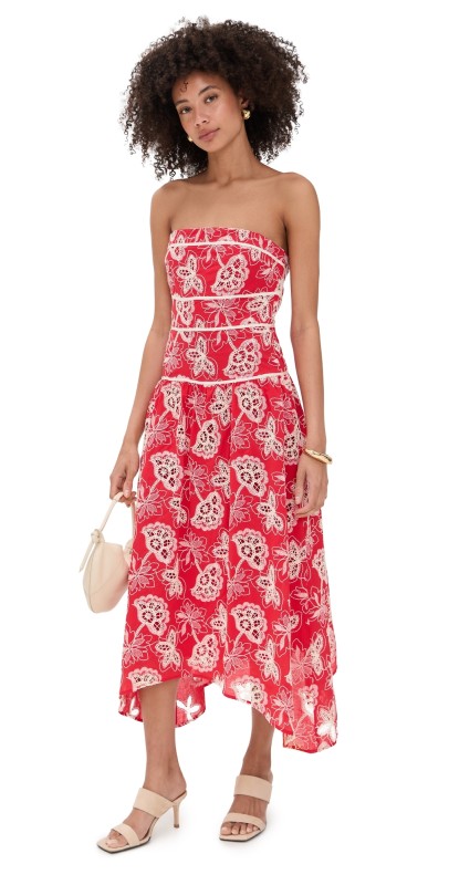 Ramy Brook Blanca Dress Flame Flower