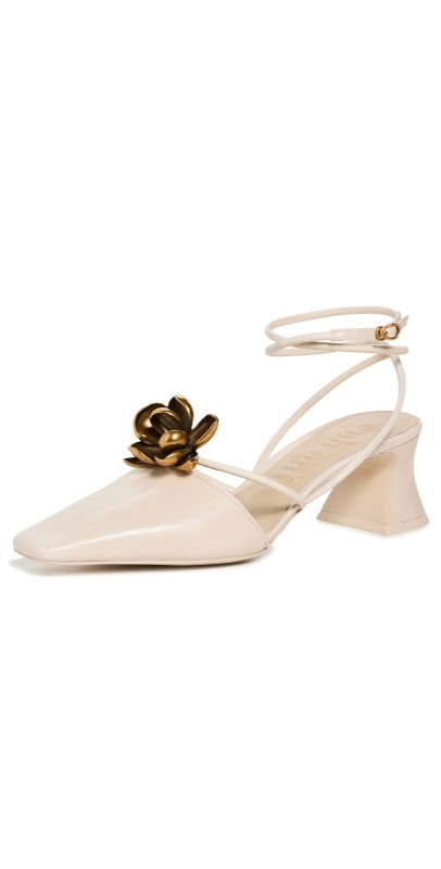 Cult Gaia Ingrid Slingbacks Alabaster