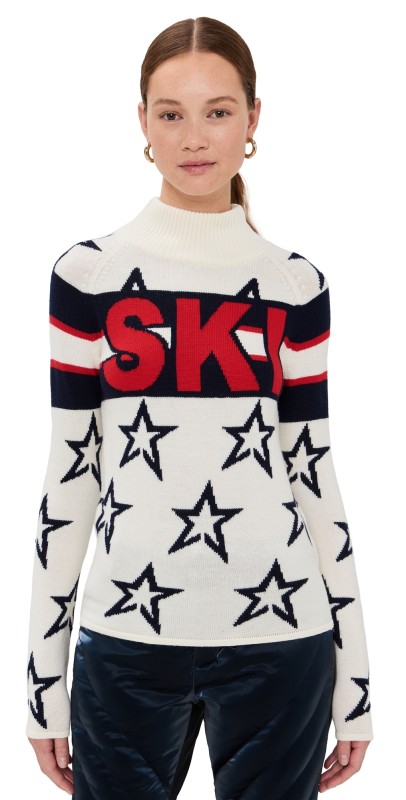 Perfect Moment Brixen Wool Sweater Snow White