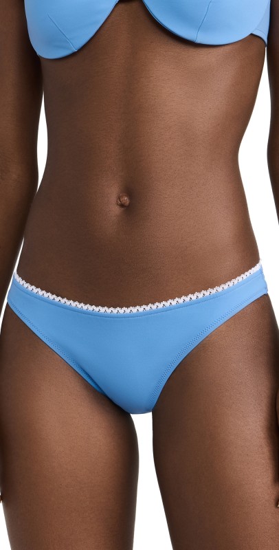 Reformation Campo Bikini Bottoms Azure