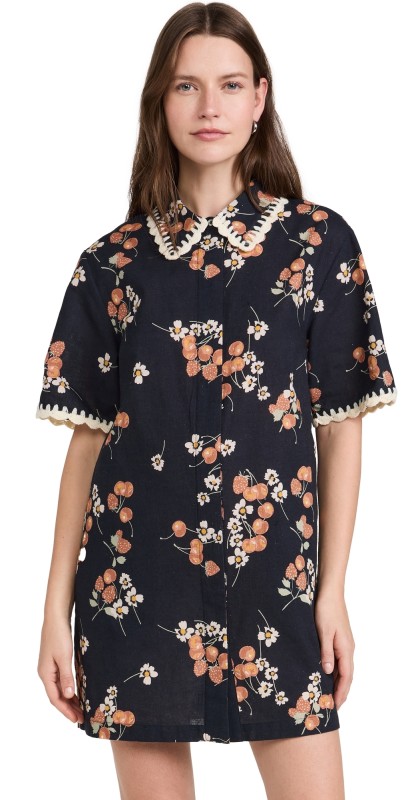 Sea Cerise Cherry Shirt Dress Multi