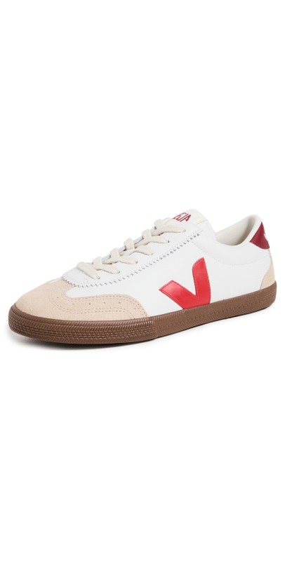 Veja Volley O. T. Leather Sneakers White Pekin Bark